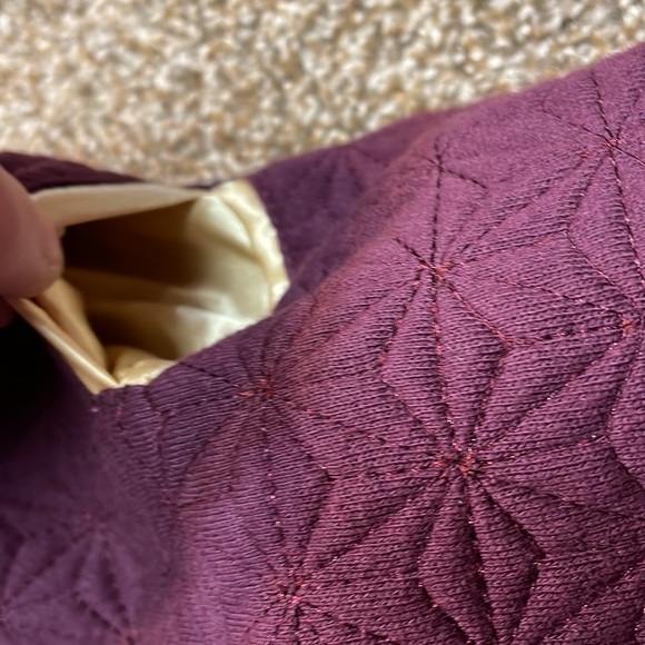 Mediums Collective Quilted Cut & Sew Hoodie - Maroon Wine. Men’s size L. - Picture 11 of 15